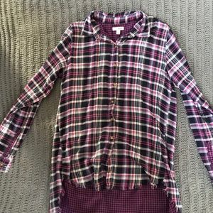 Long Sleeve Plaid Shirt